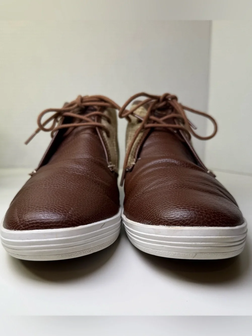 Ben Sherman Canvas and Pebble Vance Chukkas in Brown Men’s Size 12